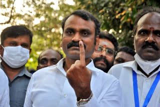 Tamil Nadu BJP unit president K Annamalai on Saturday alleged impersonation saying some one else had already cast the vote of Union Minister of State L Murugan in the urban local body polls.