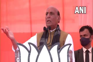 UP election  If BJP retains power in UP, will provide free LPG gas cylinders on Holi, Diwali: Rajnath Singh  Rajnath Singh  free LPG gas cylinders on Holi, Diwali  യുപി തിരഞ്ഞെടുപ്പ്  രാജ്‌നാഥ് സിങ്  ബിജെപി  bjp