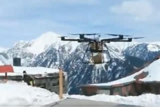 Indian Army uses drones to supply booster dose of COVID-19 vaccine to forward troops in J-K