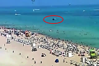 Helicopter crashed in Miami Beach