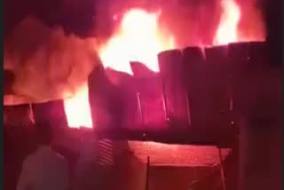 fire in chemical factory