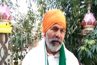 Kisan neta Rakesh Tikait