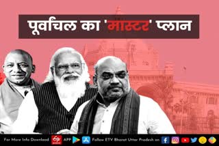 Varanasi  varanasi latest news  etv bharat up news  UP Assembly Election 2022  Uttar Pradesh Assembly Election 2022  UP Election 2022 Prediction  UP Election Results 2022  UP Election 2022 Opinion Poll  UP 2022 Election Campaign highlights  UP Election 2022 live  UP Election 2022 Prediction  UP Election Results 2022  UP Assembly Elections 2022  UP Election 2022  भाजपा का मास्टर प्लान  पूर्वांचल के लिए भाजपा का प्लान  30 स्टार प्रचारक संभालेंगे कमान  BJP master plan  master plan ready for Purvanchal  30 star campaigners  including PM Modi  तीसरे चरण का मतदान  केंद्रीय गृहमंत्री अमित शाह  प्रधानमंत्री नरेंद्र मोदी  30 स्टार प्रचारकों की सूची  केंद्रीय रक्षामंत्री राजनाथ सिंह  भारतीय जनता पार्टी  वाराणसी की अजगरा विधानसभा  मुख्यमंत्री शिवराज सिंह चौहान