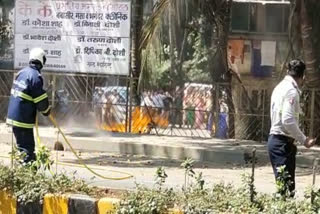 gas pipe leak Dahisar area of ​​Mumbai