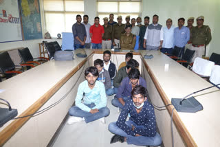 Dausa police arrested ganja smugglers