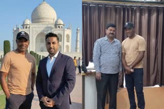 brian lara visited taj mahal