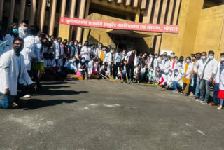 Ayurvedic Junior Doctors on strike