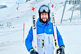 alpine skier Arif Khan  Who is Arif Khan  alpine skier  Kashmir  आरिफ खान  Beijing Winter Olympics  अल्पाइन स्कीयर आरिफ  नीरज चोपड़ा  कौन हैं आरिफ खान  खेल समाचार  बीजिंग शीतकालीन ओलंपिक