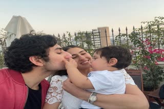 Sara Ali Khan shares adorable pictures from Jeh's first birthday bash