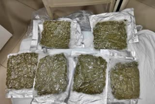 Seizure of High-grade Ganja from hyderabad