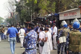 Students Rally in Kolkata