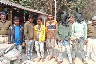 पटना के आलमगंज थाना से 6 अपराधी गिरफ्तार