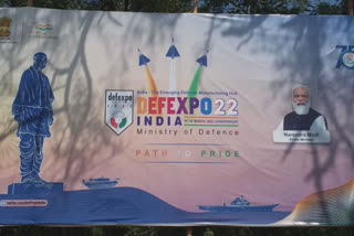 Minister of State for Defence Ajay Bhatt and Gujarat Chief Minister Bhupendra Patel on Tuesday reviewed the preparations for the 12th edition of the DefExpo 2022
