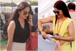 lucknow-polling-officer-reena-dwivedi-appeared-in-western-outfit