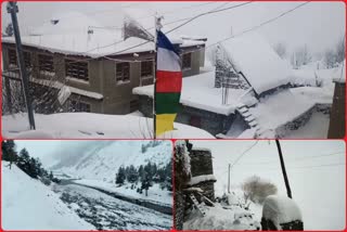 SNOW STORM IN LAHAUL SPITI