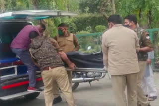 dead body found in guard room of rajnagar area of ghaziabad