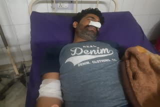 attacked on businessman in rewari attacked on businessman in rewari