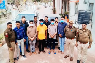 Jaipur police arrested vehicle theft gang