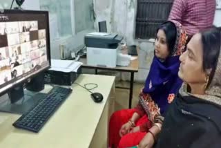 pm modi virtual conversation with Mukhiya in vaishali