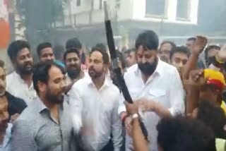 Mohit Kamboj With Sword