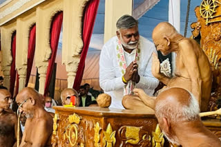 Prahlad Patel present in Panchkalyanak Maha Mahotsav