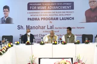 Manohar Lal launches PADMA Scheme