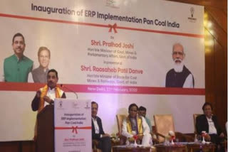 Pralhad Joshi launches ERP system of Coal India Ltd,