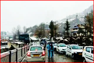 snowfall in manali solang nala