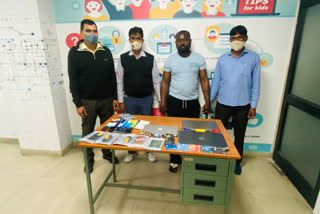 south delhi Cyber police arrested  cyber thugs