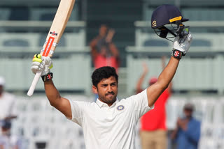 Karnataka batter Karun nair hist his 15th first class century