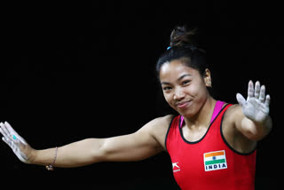 Mirabai Chanu-wins-gold-in-singapore-qualifies-for-cwg-in-new-55kg-weight-division