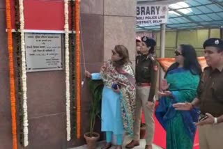 Library inaugurated at East Delhi District Police Line