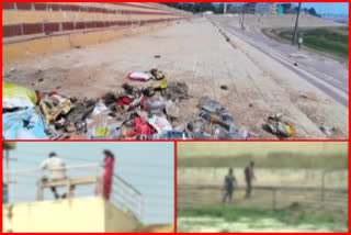 antisocial activites taking place at  Krishna River