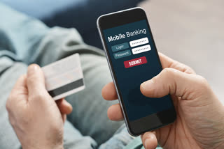 Indians using mobile banking app