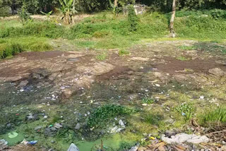 Bengal Civic Polls 2022 Water Logging Problem in Dunkuni Due to Garbage Dumping in Canal