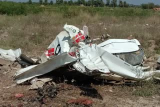 TRAINEE AIRCRAFT CRASHES IN TELANGANA TWO PILOTS KILLED