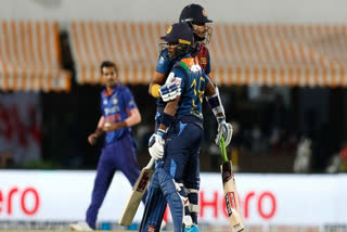Skipper Dasun Shanaka blazed away to an unbeaten 47 off a mere 19 balls after opener Pathum Nissanka top-scored with a 53-ball 75 as Sri Lanka posted a stiff 183 for five against India in the second T20 International.