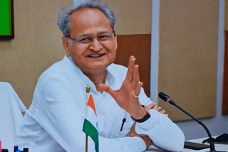 Ashok Gehlot in Delhi