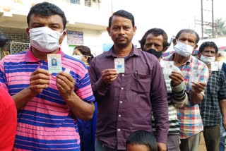 Voter Queue in Jangalmahal Paschim Medinipur