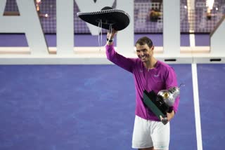 Nadal Mexican open trophy