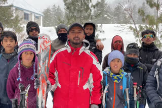 skiing in kinnaur