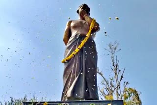 Chandrashekhar Azad statue in Alwar