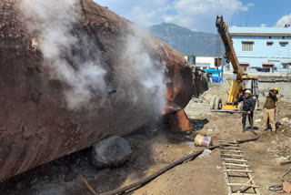 Fire caught in kerosene container at Rishikesh