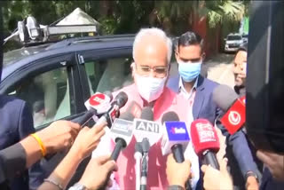 CM Bhupesh Baghel visit to Delhi