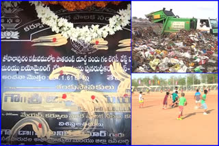 Recycling of waste management in kurnool dump yard