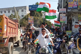 Tiranga Yatra taken out by a social organization in Delhi's Rithala