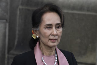 usted Myanmar leader Aung San Suu Kyi pleaded not guilty on Monday to a corruption charge that alleged she had accepted USD 600,000 and seven gold bars from a former political ally