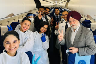hardeep singh puri leaves india to bring back indians from ukraine