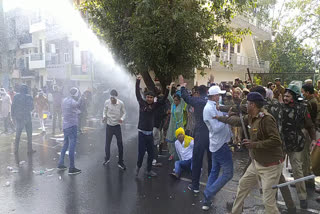 Haryana Extension Lecturer protest