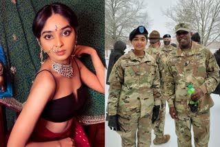 Akila Narayanan joins US Army  tamil actor joins us army  indian actor joins us army  indian orogin actor in us army  നടി അഖില നാരായണൻ യുഎസ് ആർമിയിൽ ചേർന്നു  തമിഴ് നടി അഖില നാരായണൻ അമേരിക്കൻ സൈന്യത്തിലേക്ക്  തമിഴ് ചിത്രം കാദംബരി താരം യുഎസ് ആർമിയിൽ  Kadampari fame Akila Narayanan joins US Army  യുഎസ് ആർമിയിൽ ചേർന്ന ഇന്ത്യൻ വംശജ  അമേരിക്കൻ സൈന്യത്തിൽ ചേർന്ന തമിഴ് സിനിമ നടി